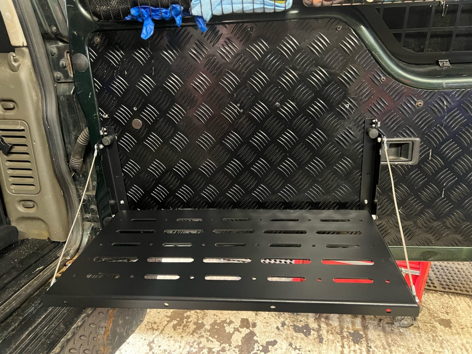 Rear Door Fold Down Table Hadley Services